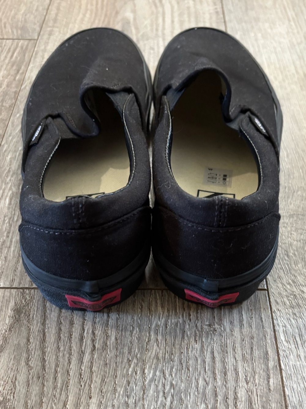 VANS men’s black slip on - Picture 3 of 4